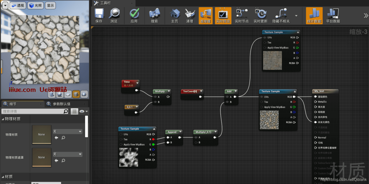 UE5上各种常见材质的制作方法 UE5上各种常见材质的制作方法