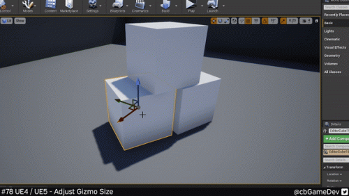 虚幻引擎快速开发提示 #78 UE4 / UE5 – 调整小控件大小