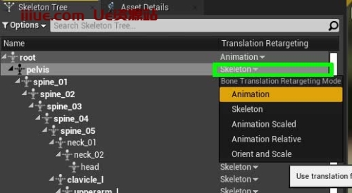 将动画从 Mixamo 重定向到 Metahuman