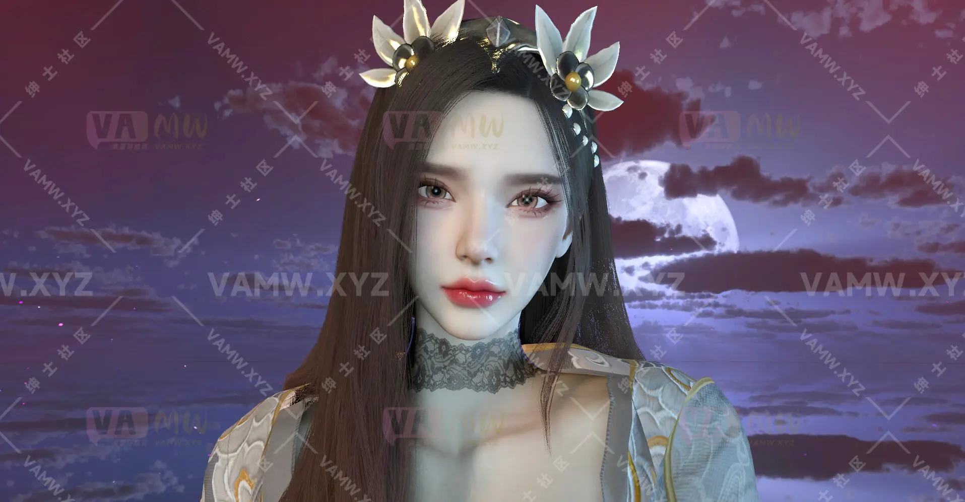 [VAM人物]真实女友游戏 古风美女 HMZ.寒玉.1