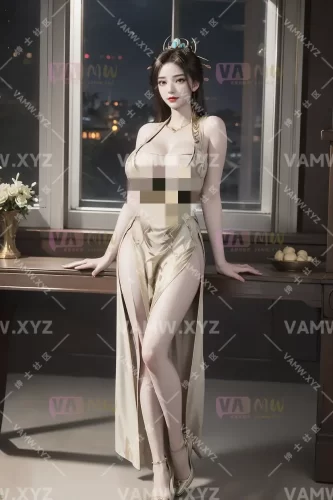 14203356239姚曦-印花旗袍+内衣-HD163P