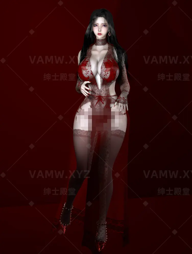 [VAM人物]真实女友游戏 现代都市美女 李倾城 DXR.Li_Qingcheng.1