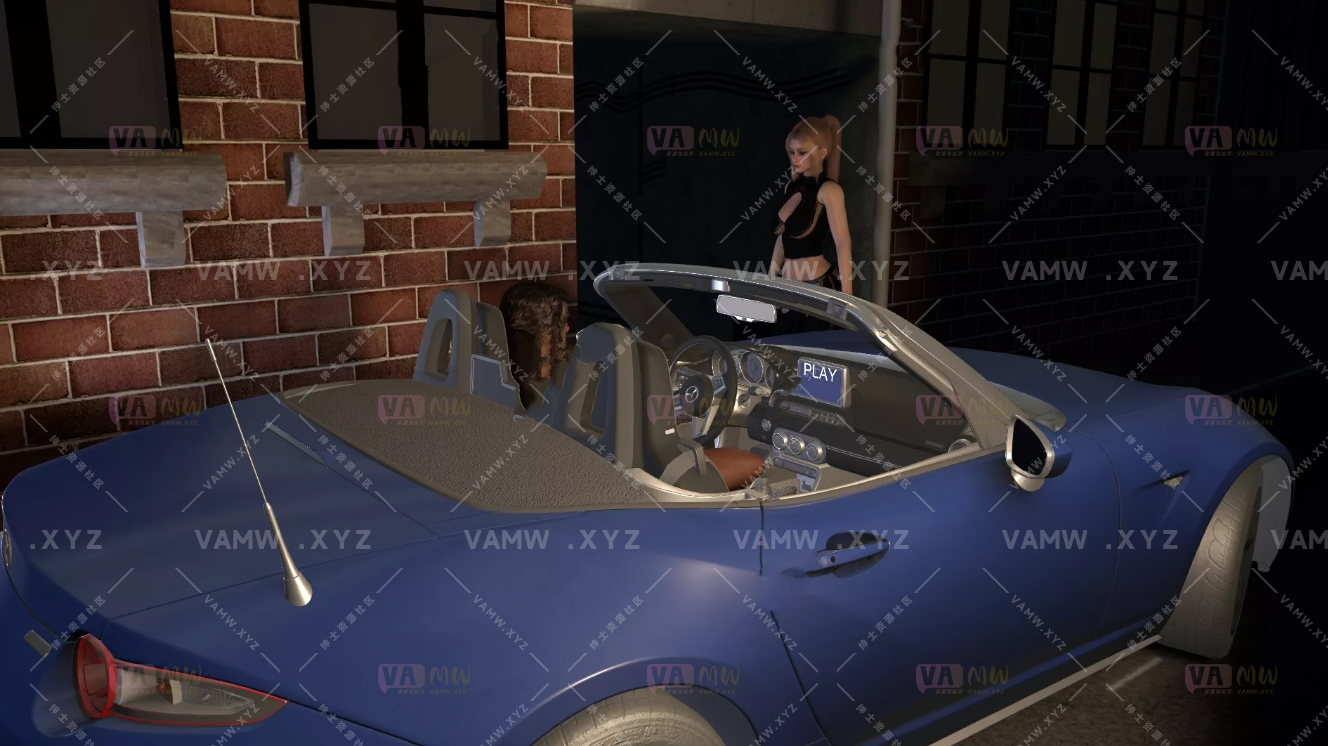 [VAM场景]真实女友游戏 KittyMocap.KM441_Dick_Flash_in_the_car.1.var