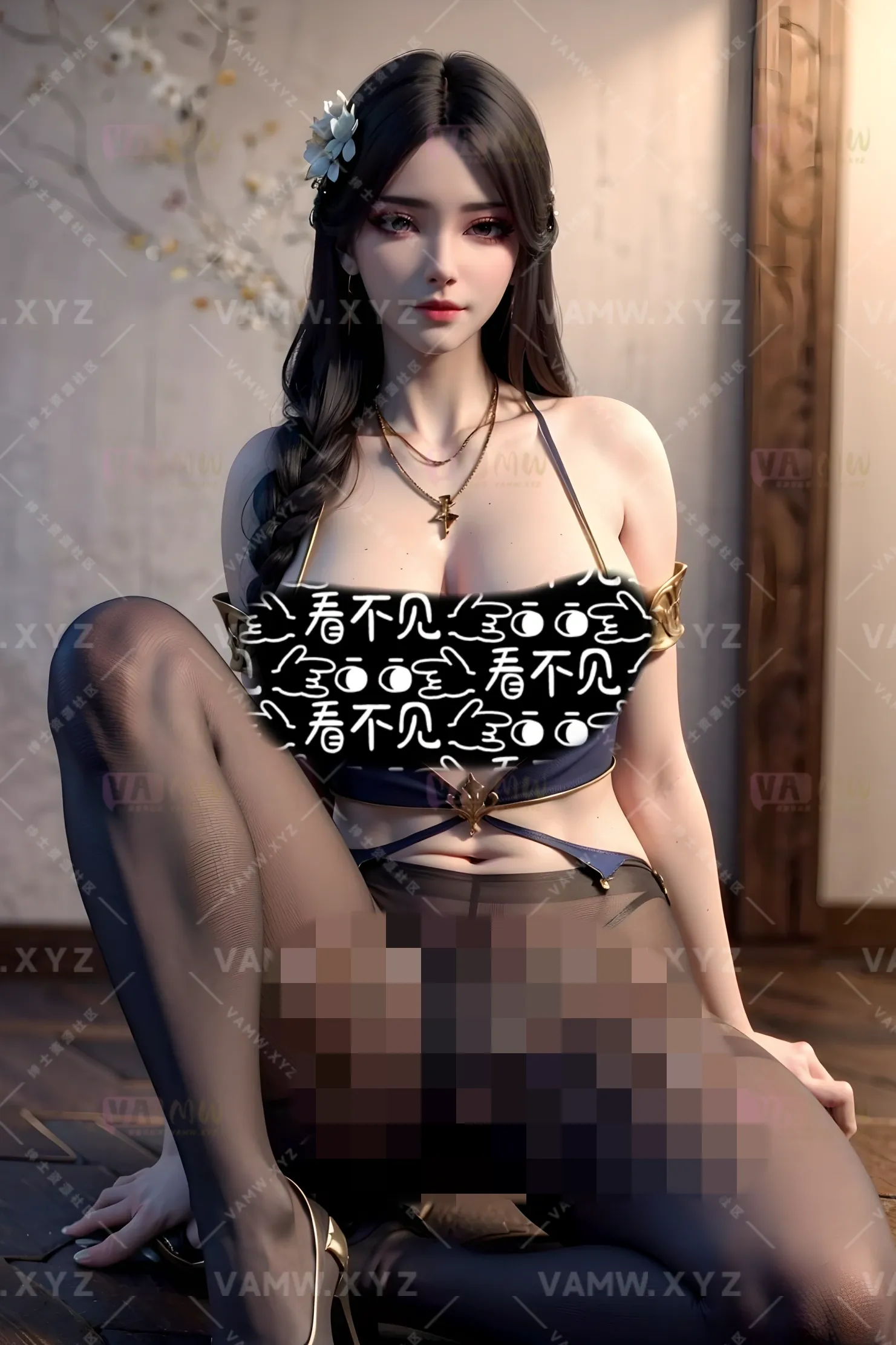 [AI绘画]柳菲 胸花 HD110P+649 MB ai20241026185314007