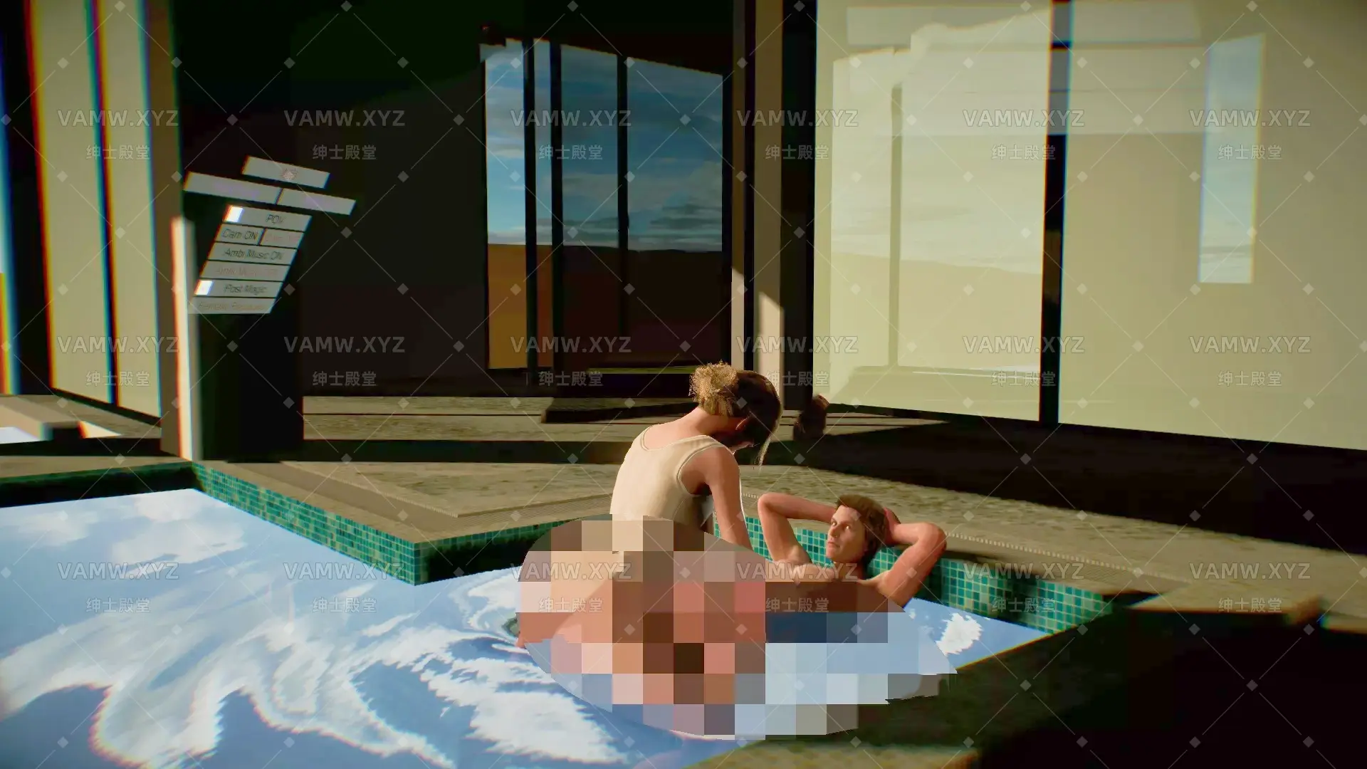 [VAM场景]真实女友游戏 C&G-STUDIO.QD-PoolBang.1.var