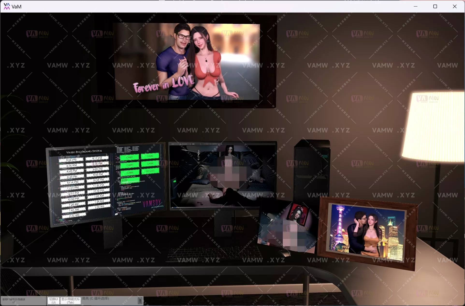 [VAM场景]真实女友游戏 VAMSOY.SpyCAM_by_VAMSOY_v2.1